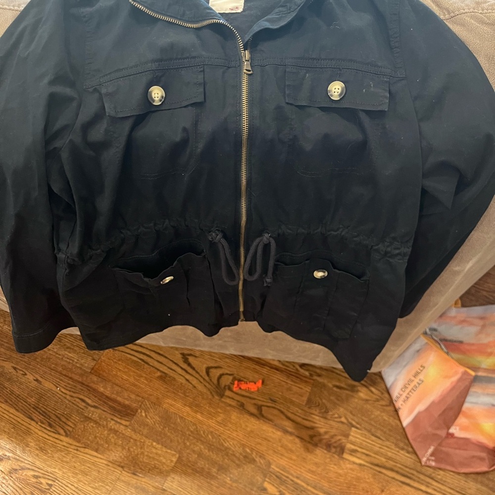 Black Zip-Up Jacket